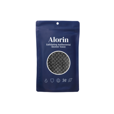 Alorin's Exfoliating Antibacterial Shower Towel